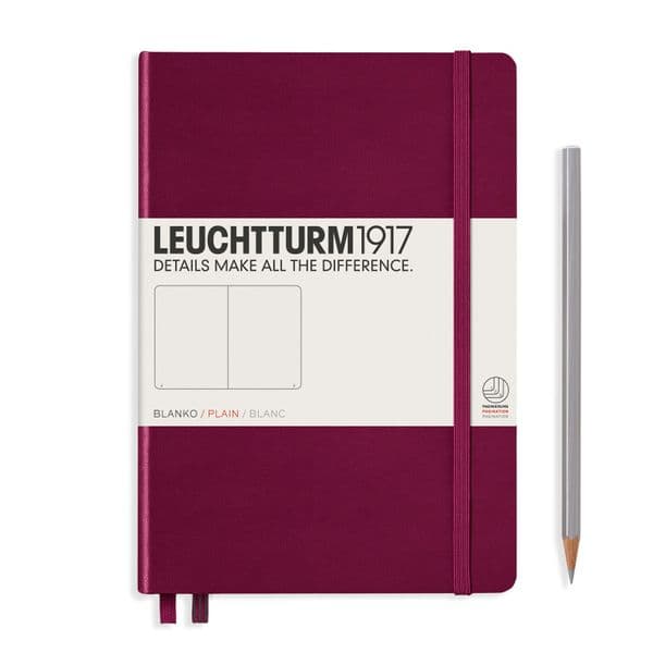 Leuchtturm 1917 - Notebook Medium (A5) - Hardcover - Port Red