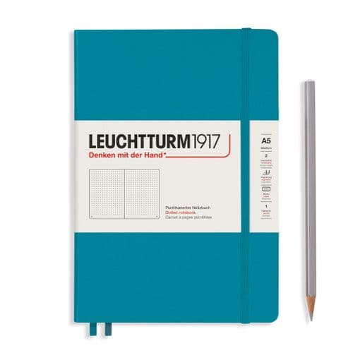Leuchtturm 1917 - Notebook Medium (A5) Smooth Colours - Hardcover - Ocean