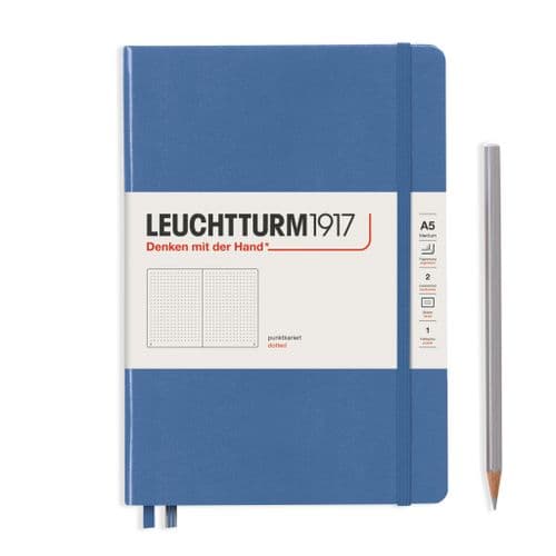 Leuchtturm 1917 - Notebook Medium Muted (A5) - Hardcover - Denim 