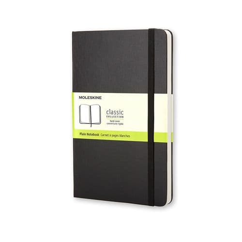 Moleskine - Classic Notebook - Pocket Hardcover - Black  (plain)
