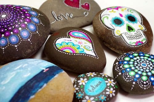 Painted Rocks with Michelle