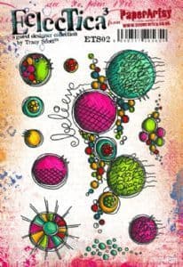 PaperArtsy - Rubber Stamps - E³ Tracy Scott 02 (A5 set, trimmed, on EZ)