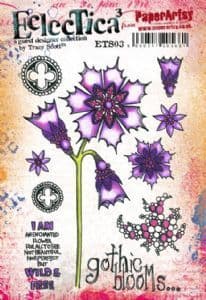 PaperArtsy - Rubber Stamps - E³ Tracy Scott 03 (A5 set, trimmed, on EZ)