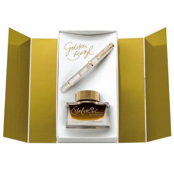 Pelikan - Classic M200 Fountain Pen 2021 Edition - Golden Beryl Gift Set