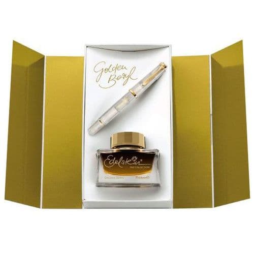 Pelikan - Classic M200 Fountain Pen 2021 Edition - Golden Beryl Gift Set 