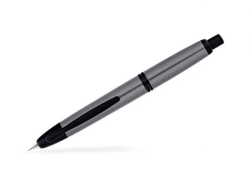 Pilot - Capless Fountain Pen - Matte Black Trims - Grey