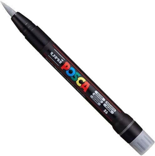 Posca - PCF 350 - Brush Pen - Silver