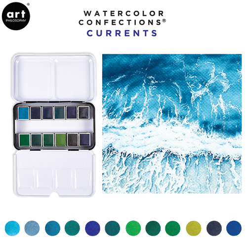 Prima - Watercolor Confections Watercolor Pans - Currents