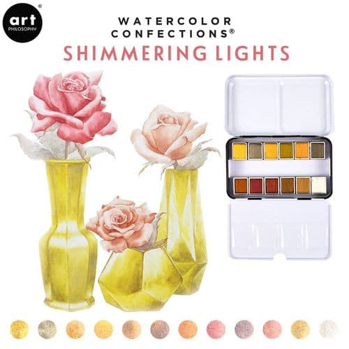 Prima - Watercolor Confections Watercolor Pans - Shimmering Lights