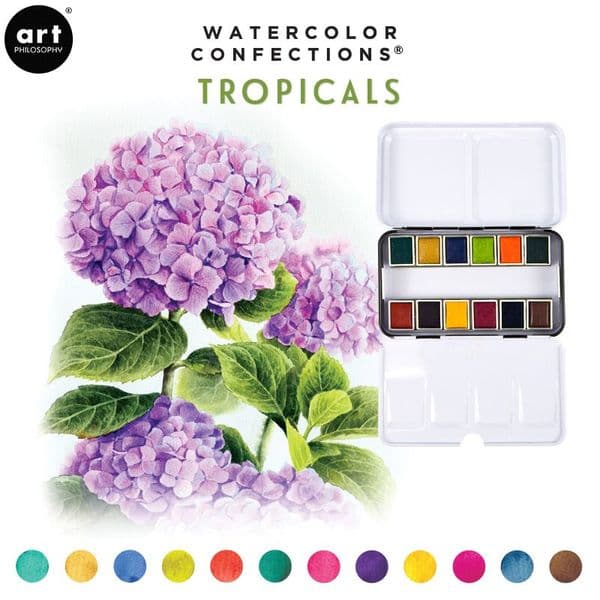 Prima - Watercolor Confections Watercolor Pans - Tropical