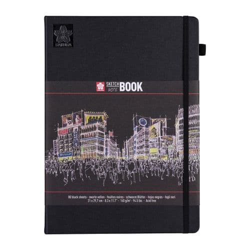 Sakura - Sketchbook - 21x29cm Black