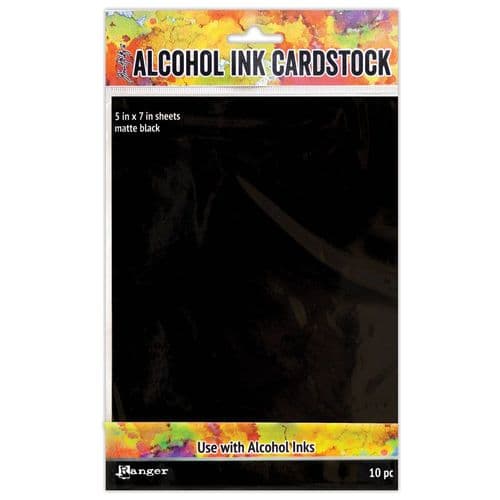 Tim Holtz - Alcohol Ink - Cardstock - Matte Black 