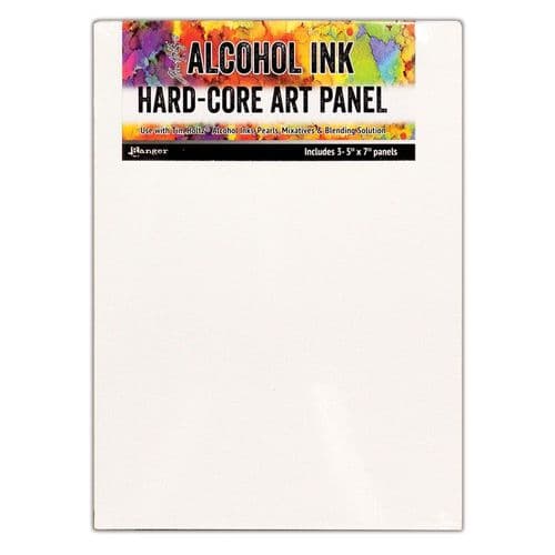 Tim Holtz - Alcohol Ink - Hard-core Art Panel - 5x7" 3Pack