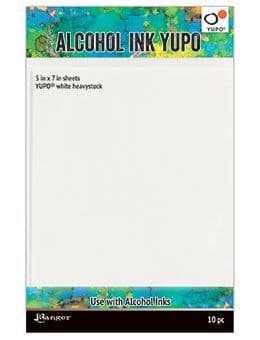 Tim Holtz - Alcohol Ink Yupo Paper - White 144lb - 5x7"