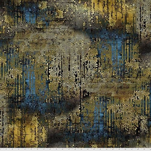 Tim Holtz - Eclectic Elements - Abandoned #2 Collection - Gilded Mosaic - Gold