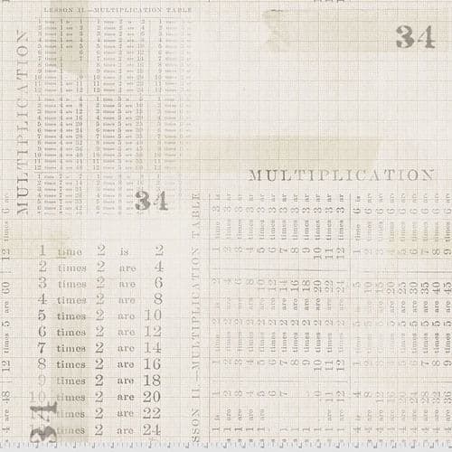 Tim Holtz - Eclectic Elements - Monochrome Collection - Multiplication 