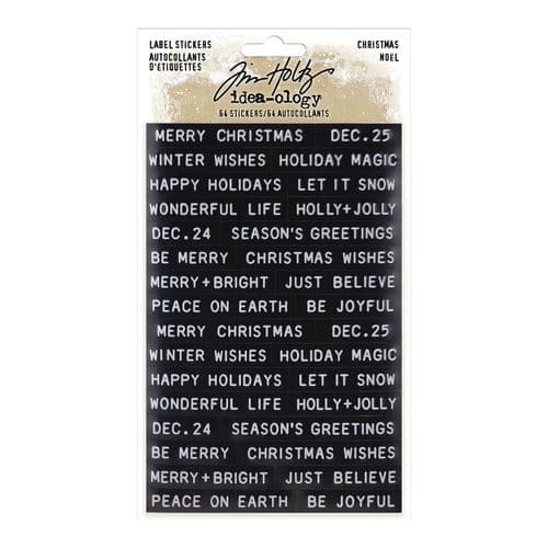 Tim Holtz - idea-ology - Christmas - Labels Stickers  