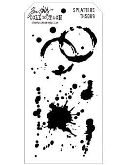 Tim Holtz - Layering Stencil - #009 Splatters