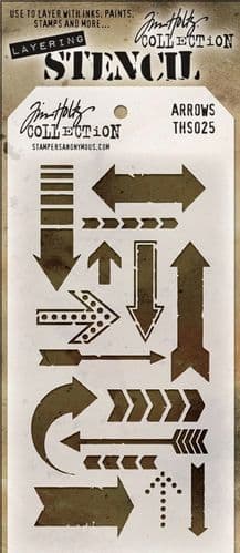 Tim Holtz - Layering Stencil - #025 Arrows