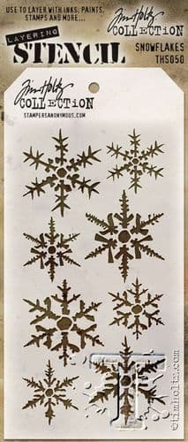 Tim Holtz - Layering Stencil - #050 Snowflakes