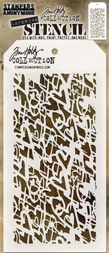 Tim Holtz - Layering Stencil - #073 Heartstruck