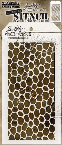 Tim Holtz - Layering Stencil - #105 Hive