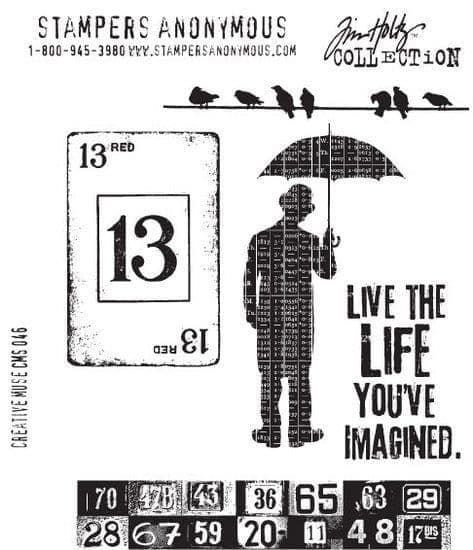 Tim Holtz - Rubber Stamps - CMS046 - Creative Muse