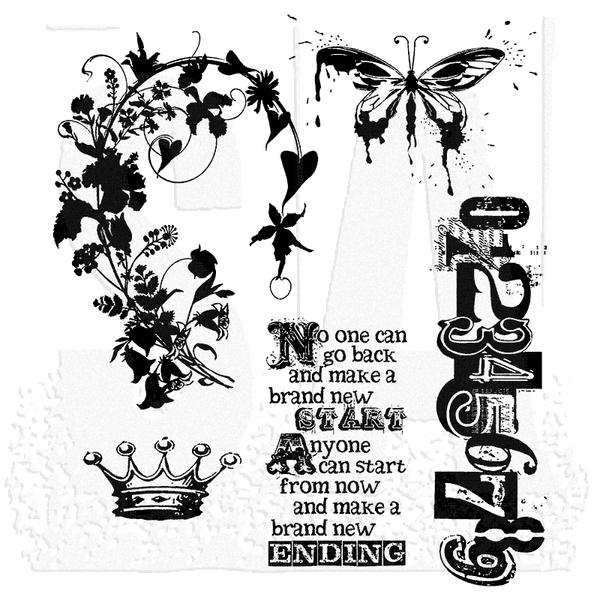Tim Holtz - Rubber Stamps - CMS058 - Fairytale Frenzy