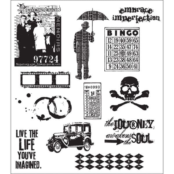Tim Holtz - Rubber Stamps - CMS063 - Mini Muse