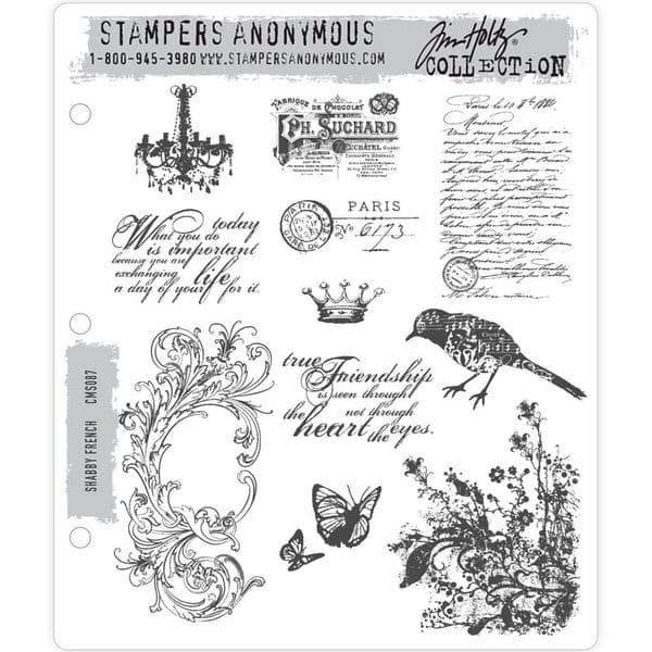 Tim Holtz - Rubber Stamps - CMS087 Shabby French