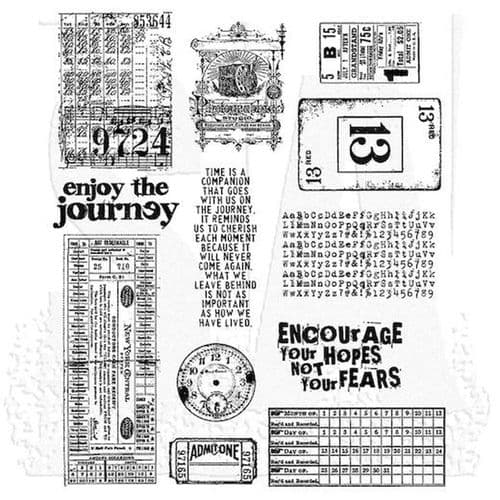 Tim Holtz - Rubber Stamps - CMS090 - Going Somewhere