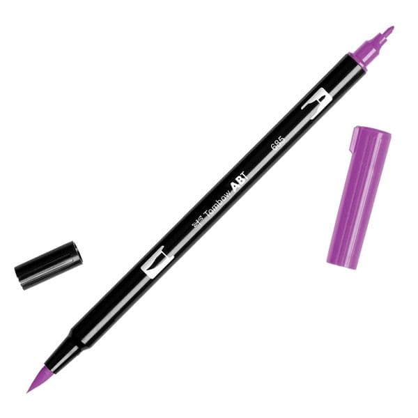 Tombow - ABT Dual Brush Pen - 685 Deep Magenta
