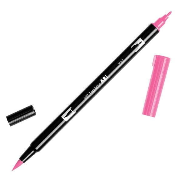 Tombow - ABT Dual Brush Pen - 743 Hot Pink