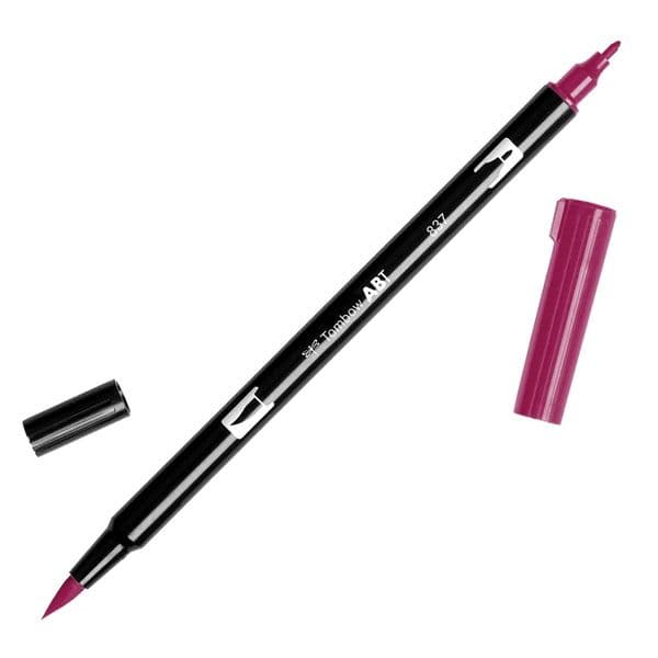 Tombow - ABT Dual Brush Pen - 837 Wine Red