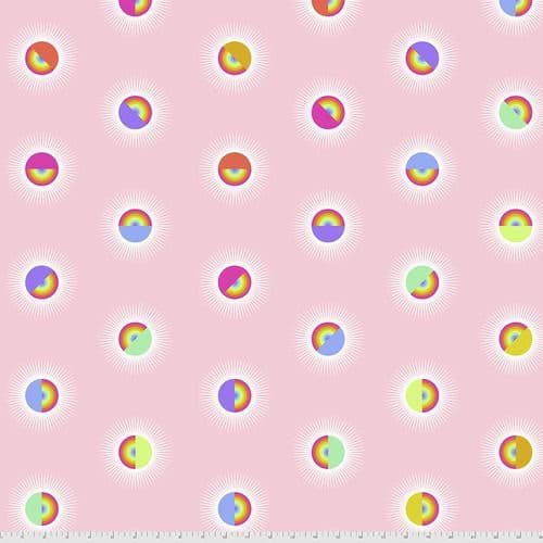 Tula Pink Fabric - DayDreamer - 50cm - Quilt Back 108" - Saturdaze - Guava