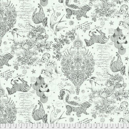 Tula Pink Fabric - Linework Collection - 50cm - Quilt Back 108