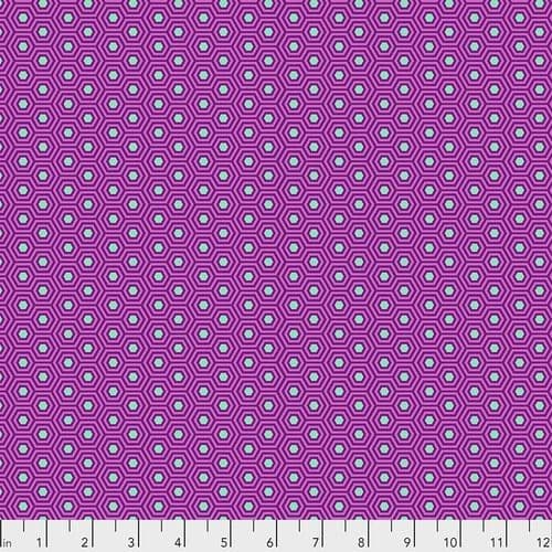 Tula Pink Fabric - True Colours - Hexy - Thistle
