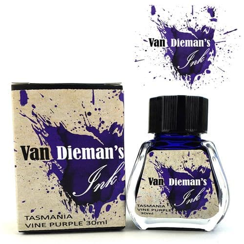 Van Dieman Inks - Series #1 The original Colours of Tasmania -  30ml Tasmania Vine Purple