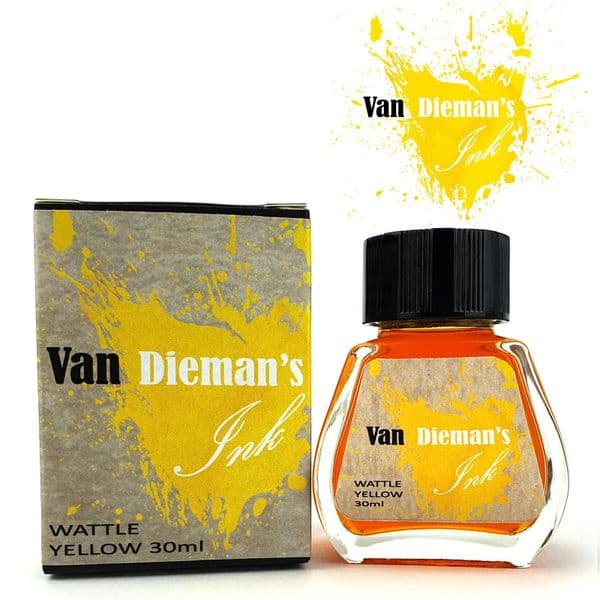 Van Dieman Inks - Series #1 The original Colours of Tasmania -  30ml Wattle Yellow