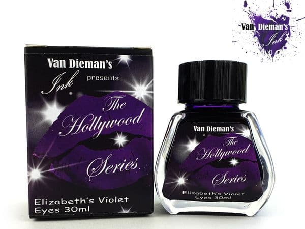 Van Dieman Inks - Series #2 The The Hollywood Series -  30ml Elizabeth's Violet Eyes