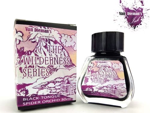 Van Dieman Inks - Series #4 The Wilderness Series  -  30ml Black Tongue Spider Orchid
