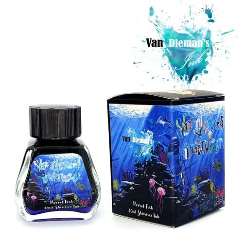Van Dieman Inks - Series #7 Underwater Series  - Parrot Fish Shimmer