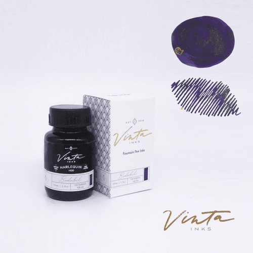 Vinta Inks - Fountain Pen Ink 30ml - Special Edition - Bodabil (Harlequin)