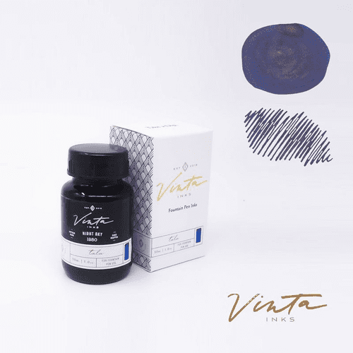Vinta Inks - Fountain Pen Ink 30ml - Tala (Night Sky) Shimmer