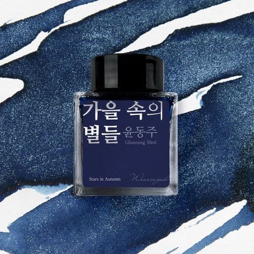 Wearingeul Ink - Yun Dong Ju Literature Ink 30ml - Star in Autumn (glistening)
