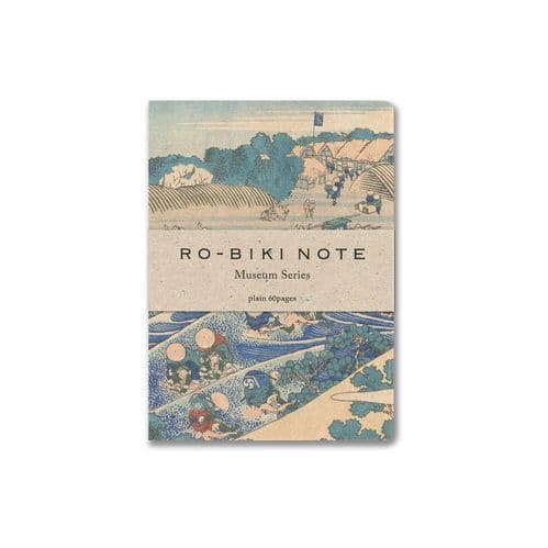 Yamamoto Paper - Ro-Biki-Note - 5mm Dot - 富嶽三十六景 東海道金谷の不二 Hokusai Katsushika
