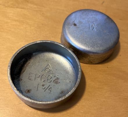1955-1982 Chevy GM   two  (2x)  CORE FREEZE PLUGS.  1 3/4"  galvanised steel
