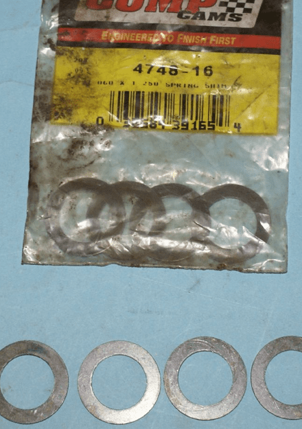 1955-85 Universal Fitment, Competition Cams,Valve Spring Shims,New,Box E
