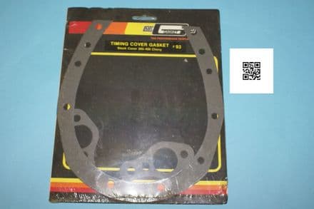 1955-90 Chevrolet Small Block 265-400 Timing Cover Gasket, Mr Gasket MG93, New