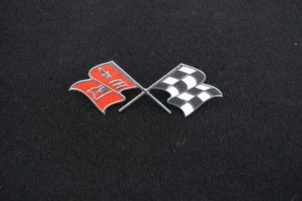 1957-1960 C1 Corvette,X-Flag Emblem,Used